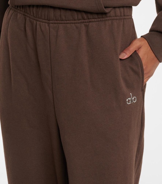 Accolade cotton-blend jersey sweatpants