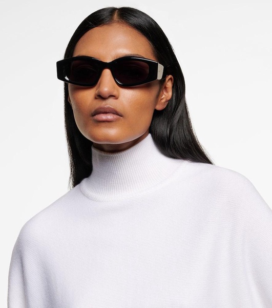 Logo rectangular sunglasses