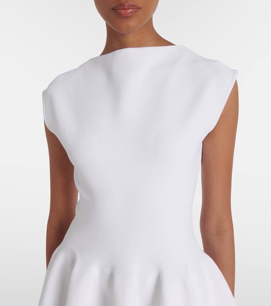 Pleated minidress