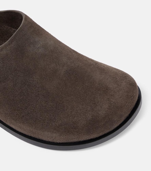 Louis suede slingback flats