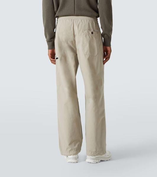 Lens cotton cargo pants