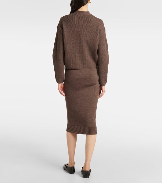 York wool cardigan
