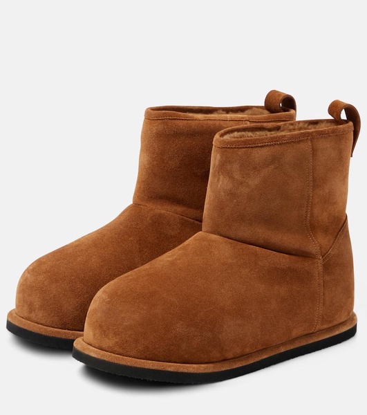 Heidi shearling-lined suede ankle boots