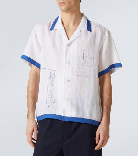 Club Champion embroidered linen shirt