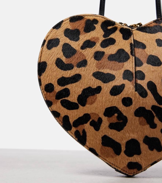Le Cœur calf hair shoulder bag
