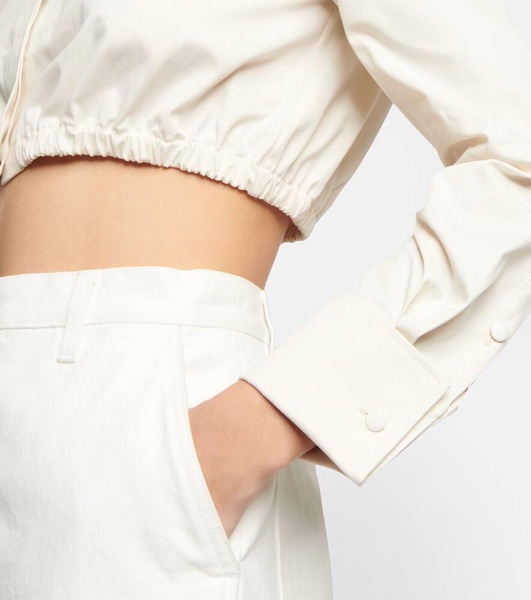 Tevere cropped shirt