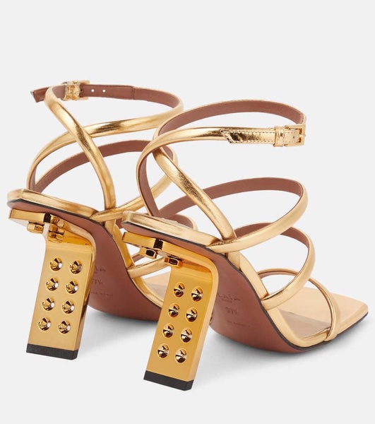 Perfo leather sandals