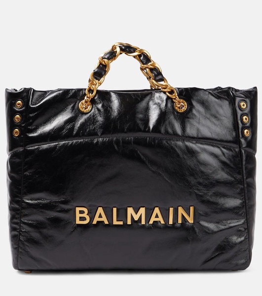 1945 padded leather tote bag