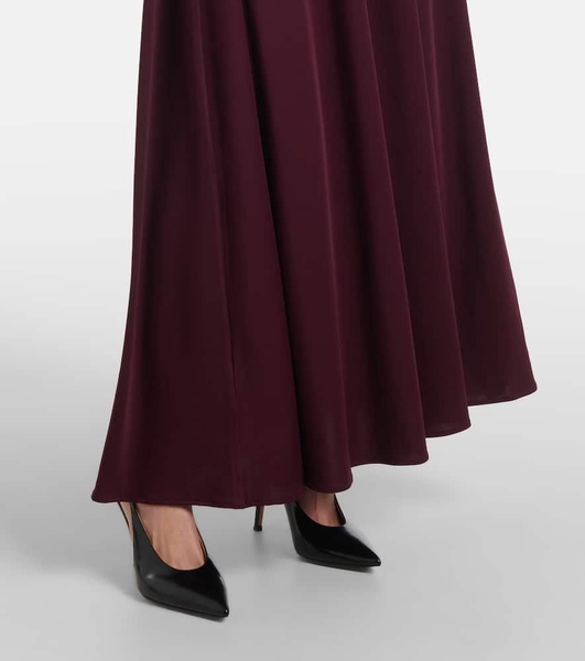 Charlotte ruched jersey maxi dress