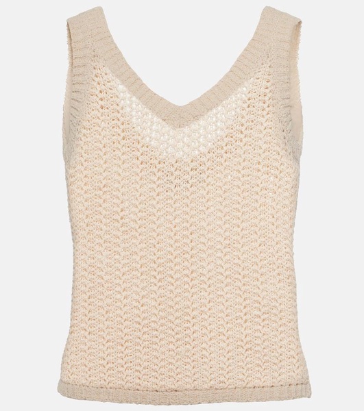 Arrigo knit cotton-blend tank top