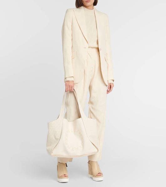 Embroidered tote bag
