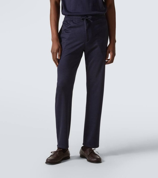 Jersey slim pants