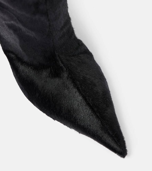 Fiona 60 calf hair knee-high boots