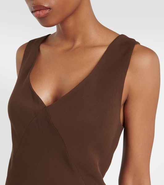 Bordeaux slip dress