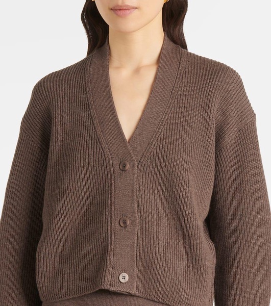 York wool cardigan