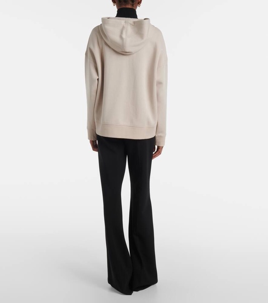 Jour cotton-blend jersey hoodie