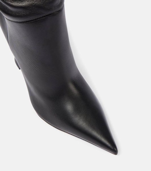 Olivia 95 leather over-the-knee boots