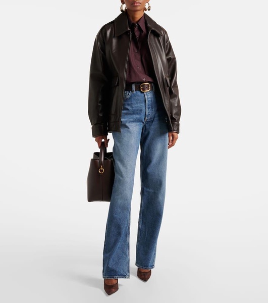 Kelly high-rise wide-leg jeans