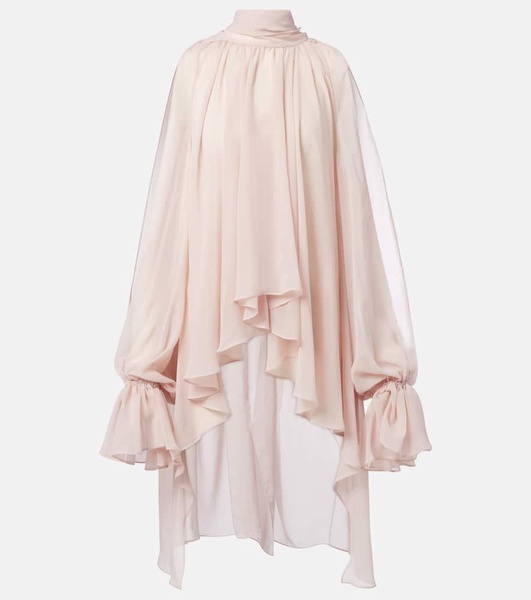 Asymmetric georgette blouse