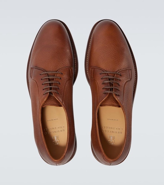 Leather derby shoes