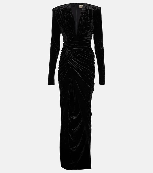 Velvet gown