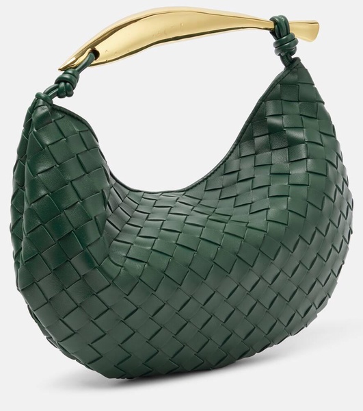 Sardine Intrecciato leather shoulder bag