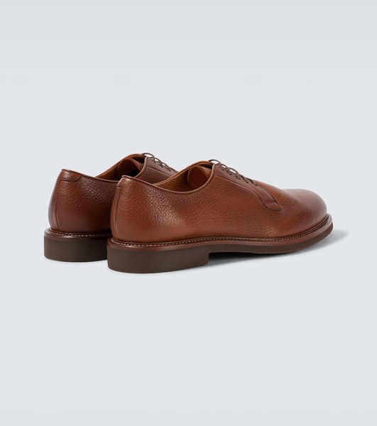 Leather derby shoes
