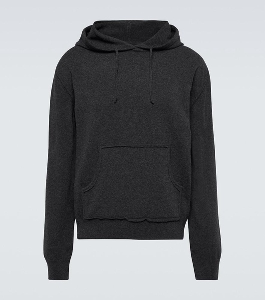 Wool and cashmere hoodie