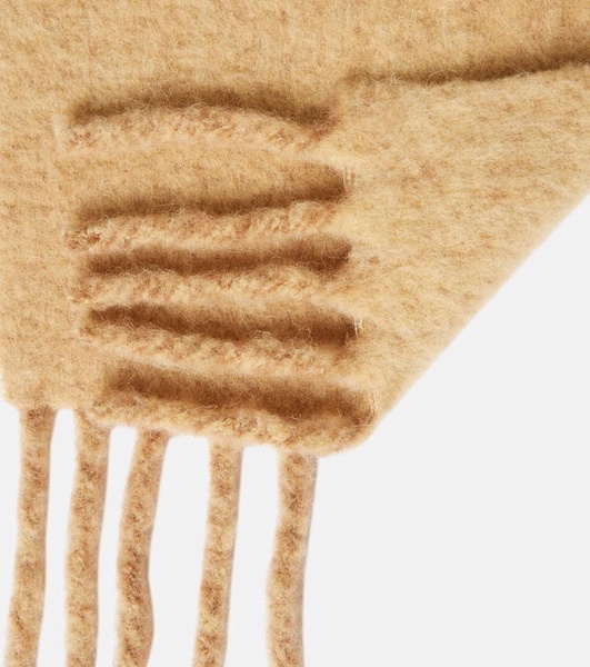 Wool-blend scarf