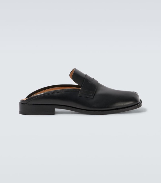 Tabi City leather mules