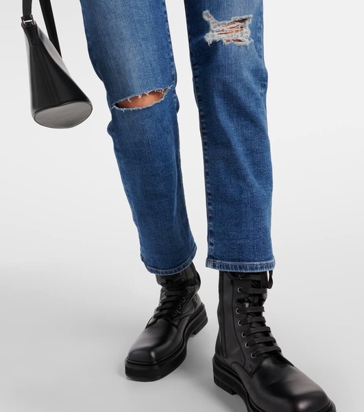 American mid-rise straight jeans