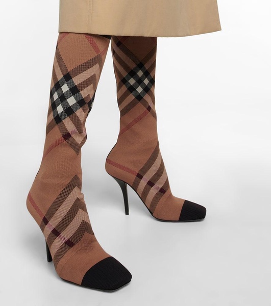 Vintage Check 105 sock boots