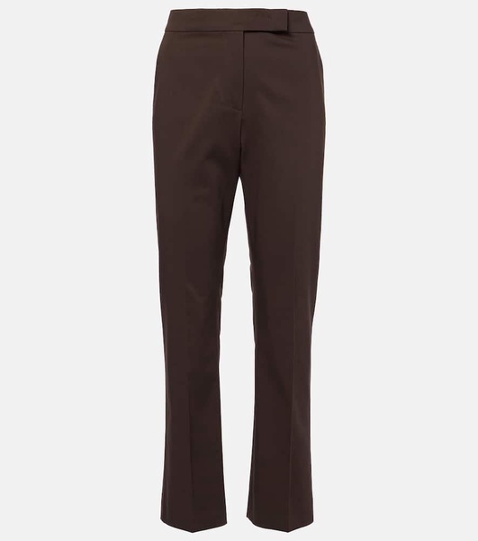 Okra cotton cropped pants