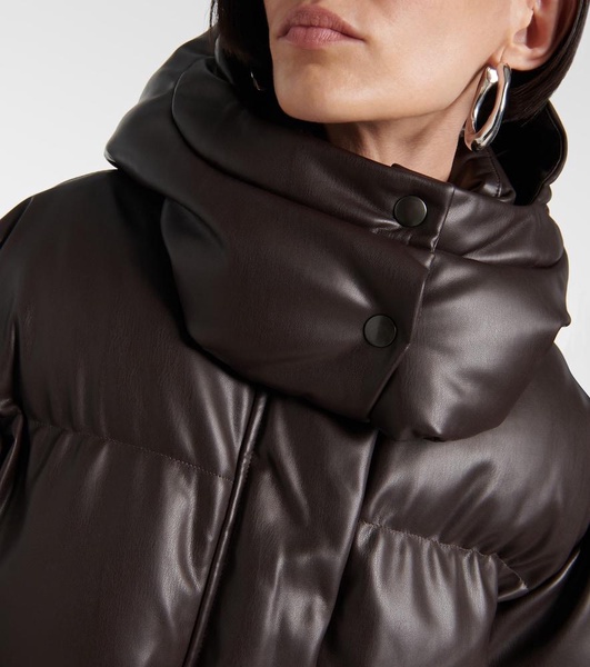 Altermat faux leather puffer jacket