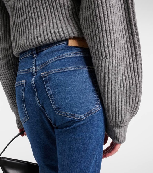 American mid-rise straight jeans