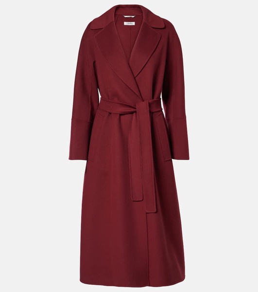 Wool wrap coat