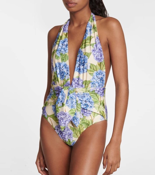Mangostino Hortensia halterneck swimsuit