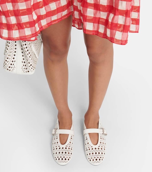 Vienne leather ballet flats