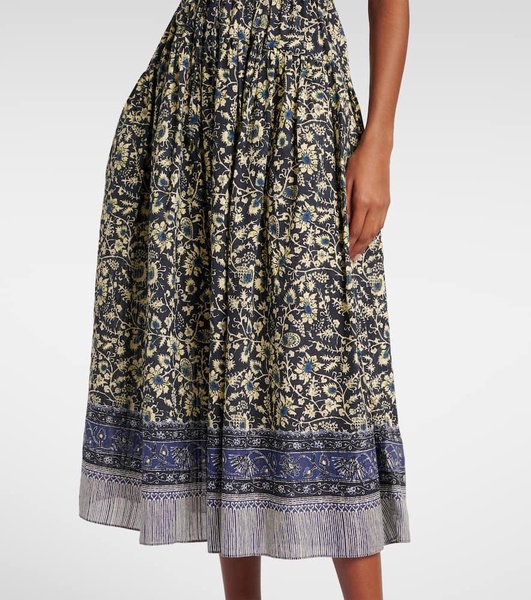 Lyria floral cotton-blend midi dress