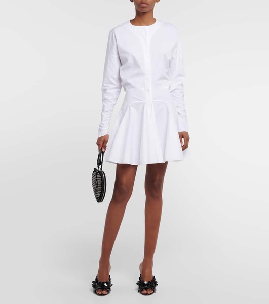 Cotton poplin minidress