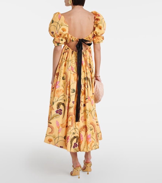 Canoa Habitat cotton midi dress