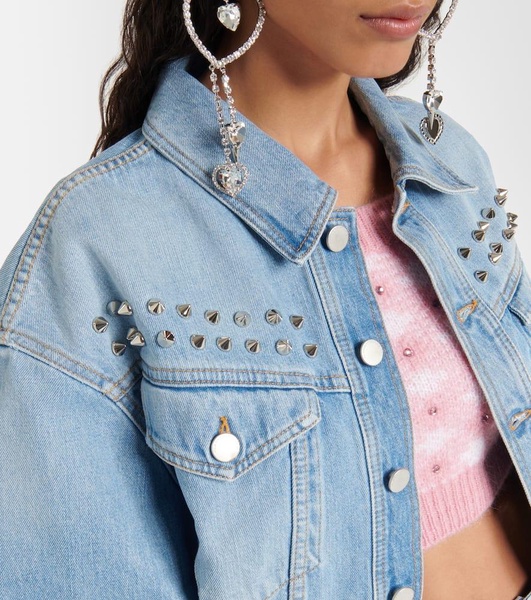 Embellished denim jacket
