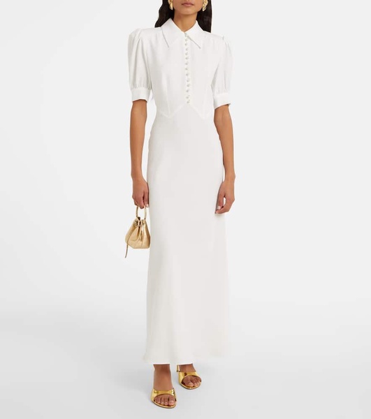 Satin midi dress