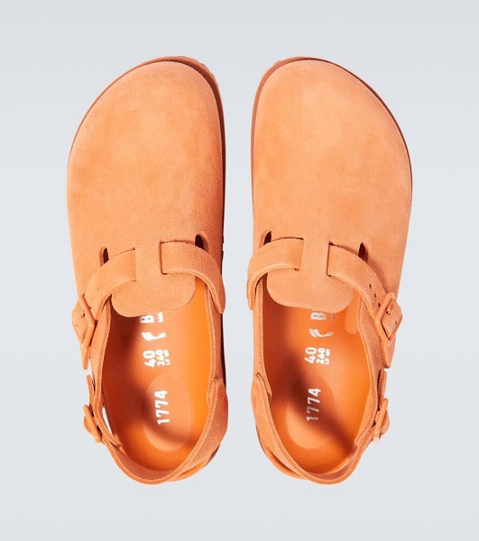 Tokio Cazador suede clogs