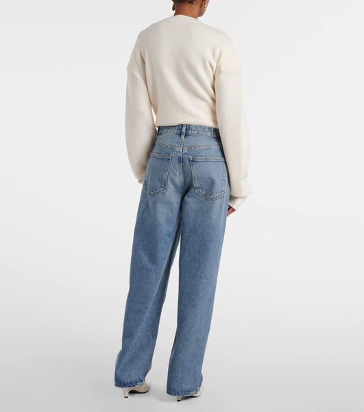 Henson mid-rise wide-leg jeans