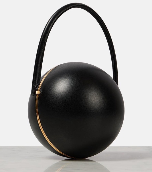 Sphere leather tote bag