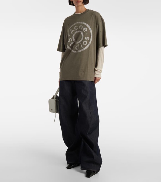2006F mid-rise barrel-leg jeans