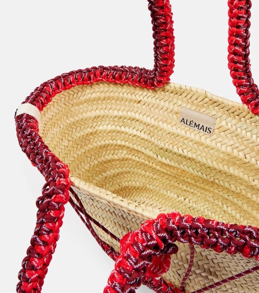 Lalo Maxi macramé basket bag