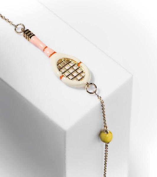 Tennis Pelota 9kt gold bracelet 