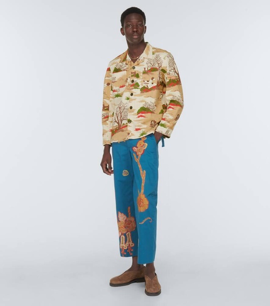 Printed cotton shirt